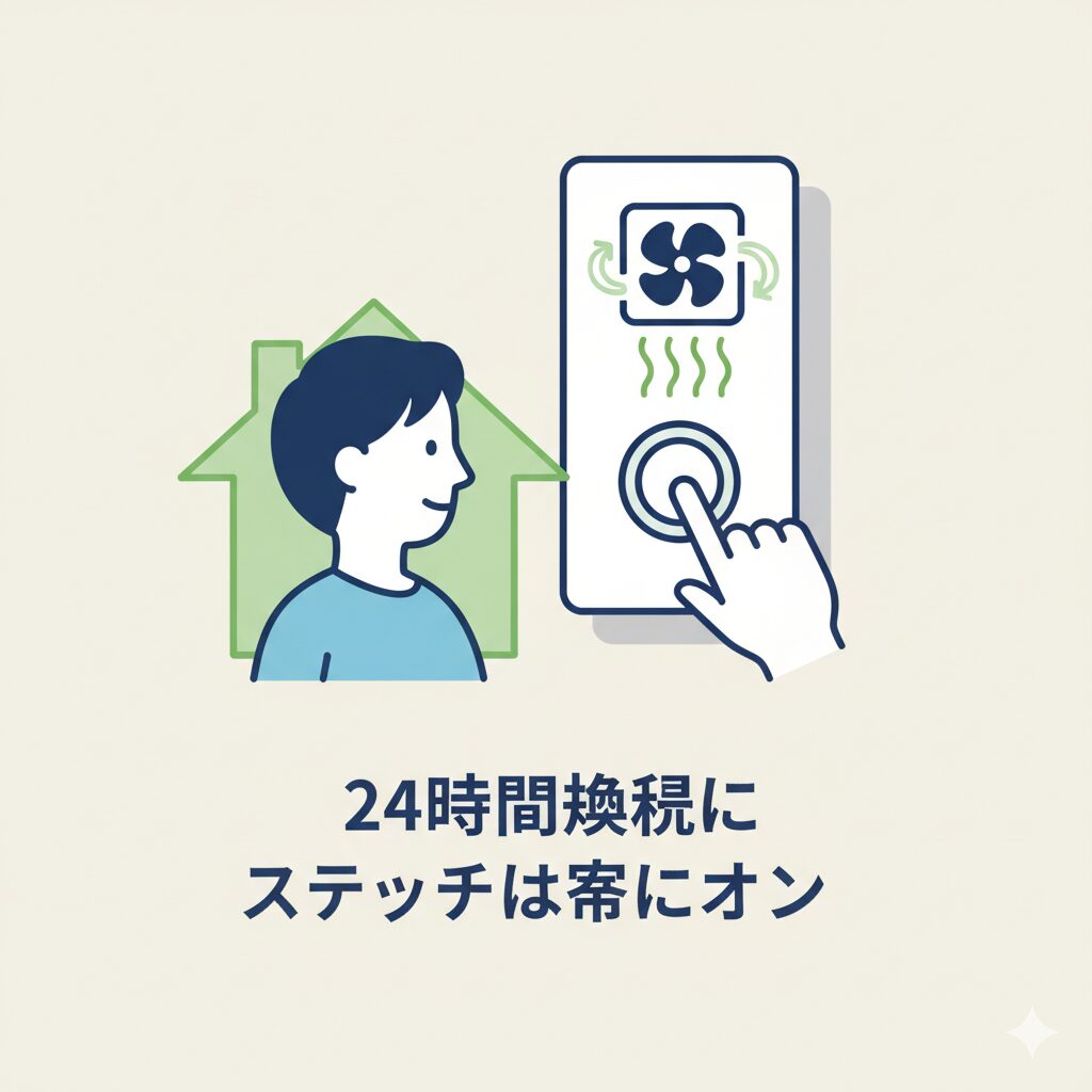 24時間換気ON