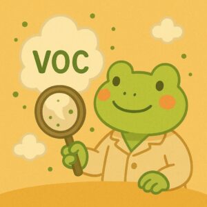 空気の見える化　エアみる法　エアミル測定　TVOC