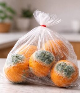 みかんの密閉と空気の関係