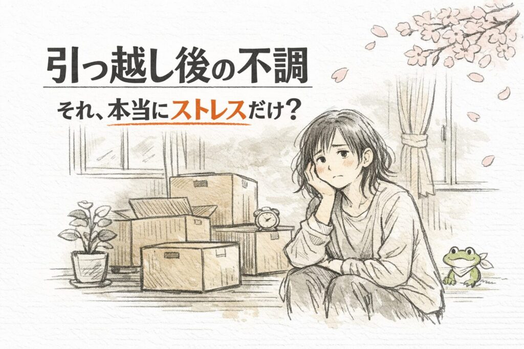 引越し後の体調不良の原因は家にあるかも